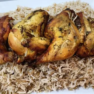 Pollo Con Arroz Y Fideos