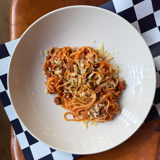 Spaguettis a la boloñesa