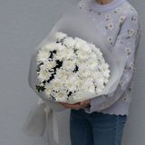 Buchet de crizantemă Olandeză albă