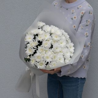 Buchet de crizantemă Olandeză albă