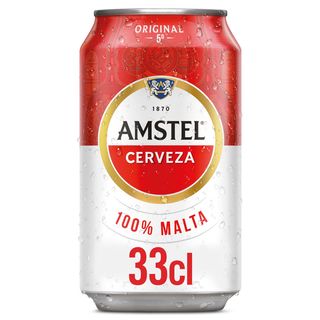 Lata cerveza Amstel 33cl