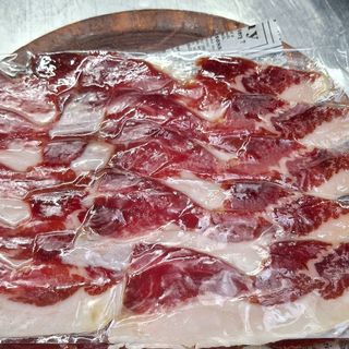 Tapa de jamón ibérico de cebo