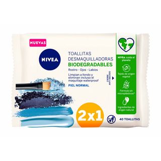 Toallitas Desmaquillantes Nivea 3 En 1 Piel Normal Envase 40 Uds