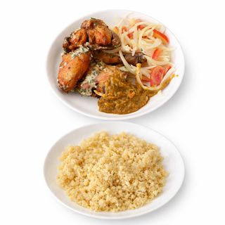 Demi Poulet Mayo & Attiéké