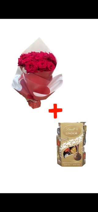 24 fleurs + Lindt 