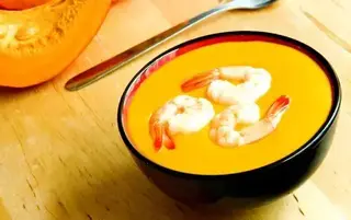Puré de gambas