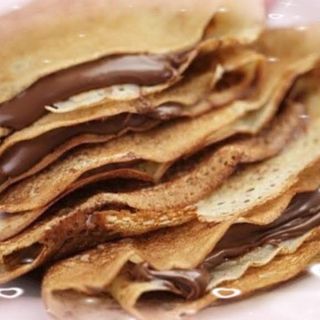 Crêpes nutella e nutella biscuit