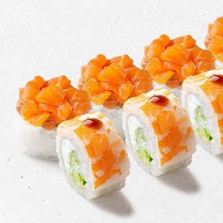 Філа Лосось тар-тар + Креветка рол