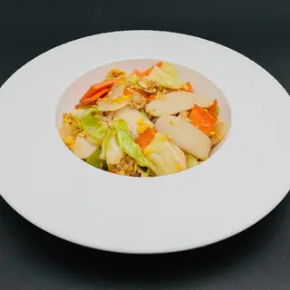 39. Gnocchi di riso con carne e verdure,uovo