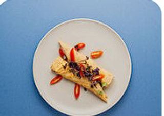 Блинчик с лососем