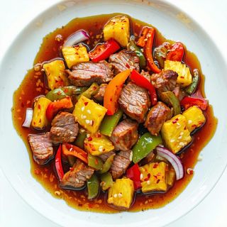 62 Maiale con salsa agrodolce