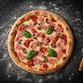 Pizza Prosciutto Cotto y Champiñones