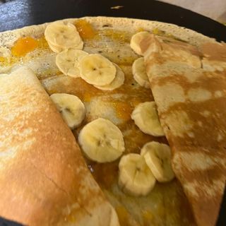 Crepe Con Dulce De Leche