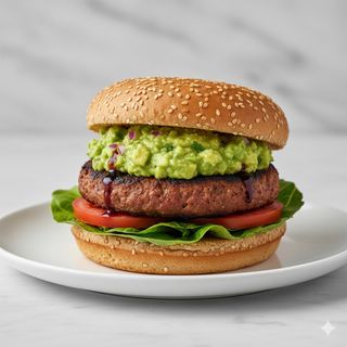 Burger Con Guacamole