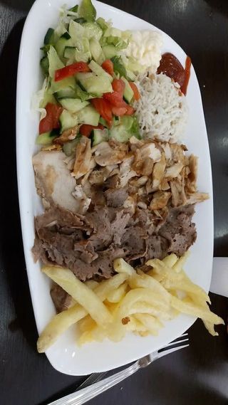 Plat Chawarma Mixte