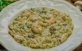 Risotto Crevettes Champignons