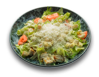 Салата Цезар (370гр)  +Кока Кола (500мл)