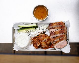 Chinese Meal Duck + Kimchi