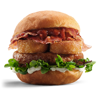 Bomba hamburger con rosti di patate