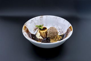 panna cotta con chocolate