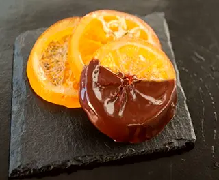 Disco Naranja con Chocolate 500grs