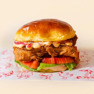 Kimchi Chicken Burger