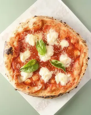 Pizza margarita.