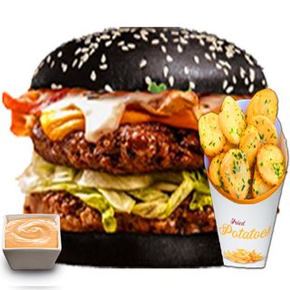 Monster Black Burger Meniu 500g