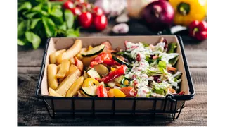 Danie z frytkami "Gemüse Vege"