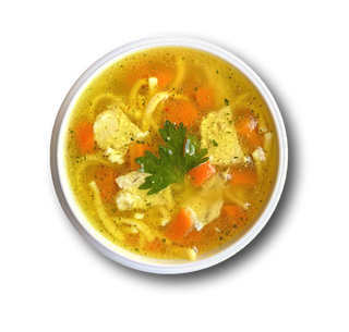 Supa de pui cu taitei 300g/50/50g