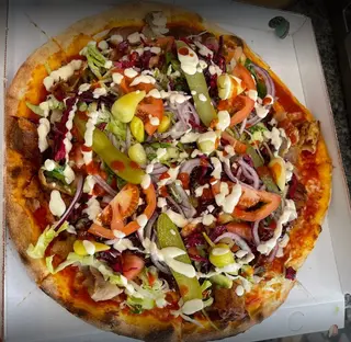 Pizza kebab completa