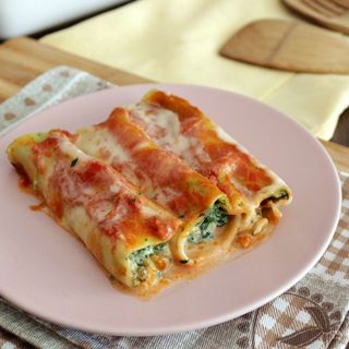 cannelloni di ricotta e espinaca