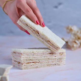 Jamón y roquefort con nueces