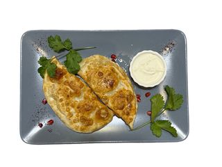 Квері смажені з куркою та грибами (180g)