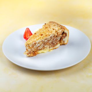 Crunchy pita sa jabukama i kuglom sladoleda