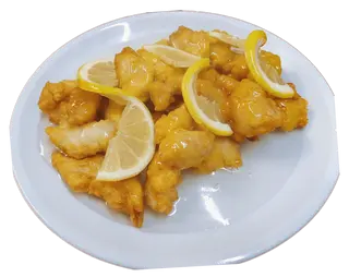 62-Pollo rebozado Con Salsa De Limón