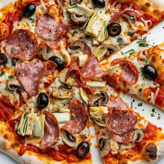 Pizza le rosse 4 stagioni