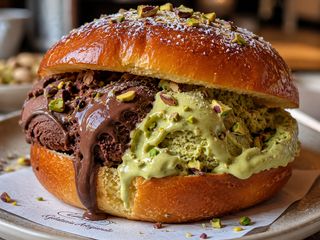 Brioche con gelato