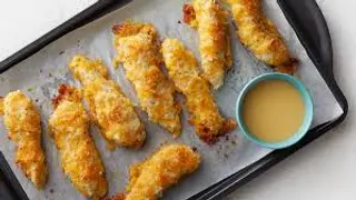 Strips Et Wings Panné Au Cheddar Fondu