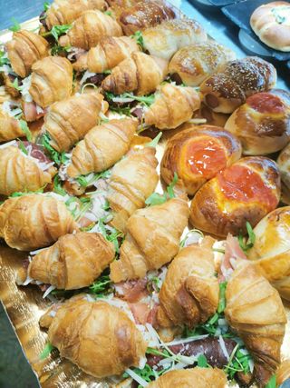 Cornettino salato cotto e emmental