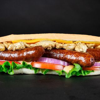 Sandwich Merguez + Frites