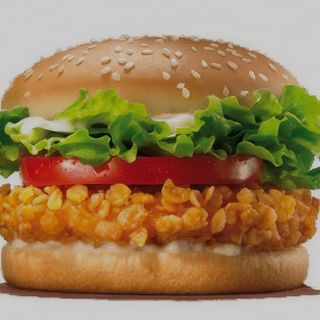 Crispy burguer (tomate/lechuga/queso)