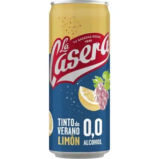 Tinto de verano la casera sin alcohol 