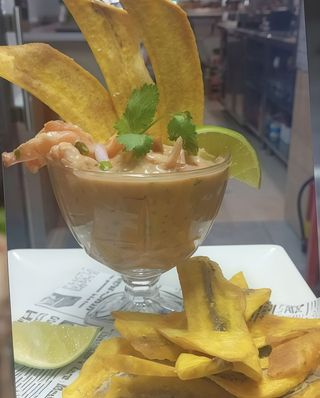 Cóctel de camarones