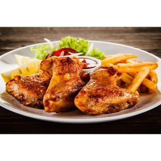 BBQ Chicken 1/4 served with Chips, Coleslaw and Soda 350ml