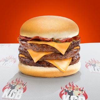 Burger Triple Cheese Bacon