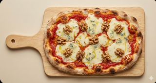 Pinsa Zola e noci