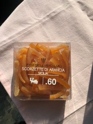 Scorzette di arancia