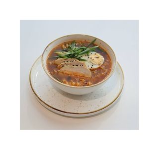 Рамен с курицей и яйцом 
