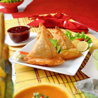 Plate of Samosas